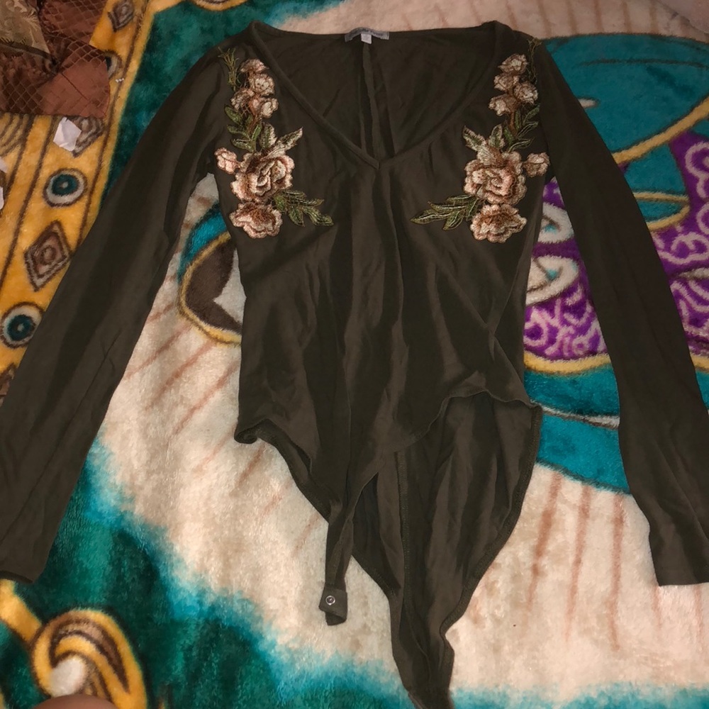 Floral body suit
